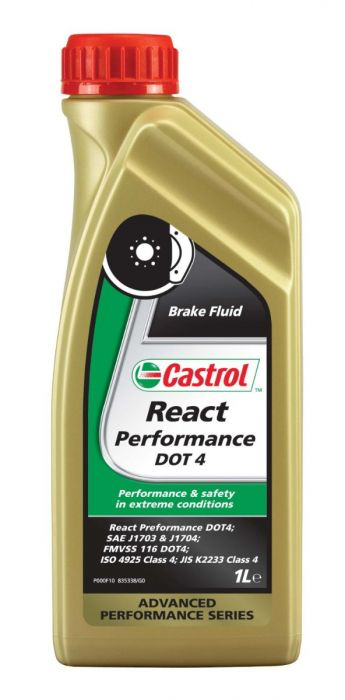 [A15276] CASTROL REACT PERFORMANCE DOT 4 1L