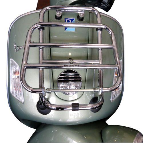 [1B001482] SUPPORT AVANT RABATTANT CHROMÉ VESPA GTV/GTS/GTS SUPER (JUSQU'EN 2018)