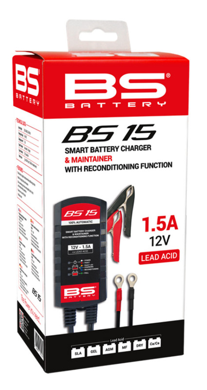 BS BATTERY BS15 Smart Battery Charger
