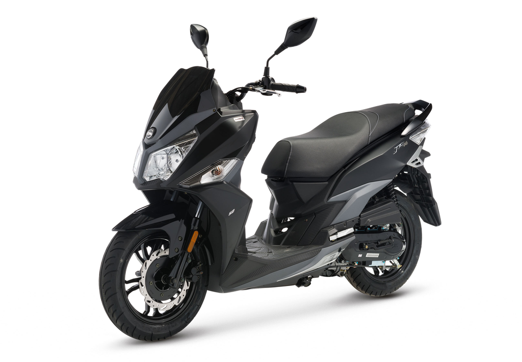 [J1425-M5BK5560S] SYM Jet 14 (50cc Klasse A (25km/h), Zwart)