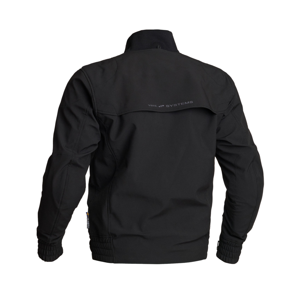 [720-22060399-50] Lindstrands Textile Jacket Frisen Black/Reflecting Pattern (50)