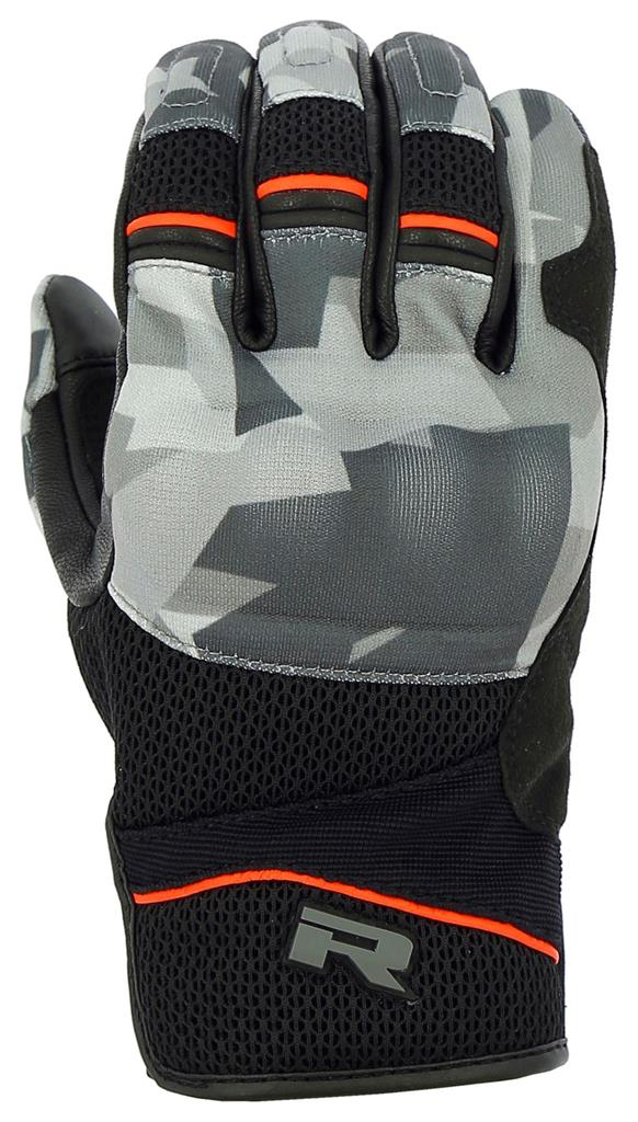 [1105100028-CAMO-S] Richa Desert 2 Glove Grey Camo/fluo red (S)