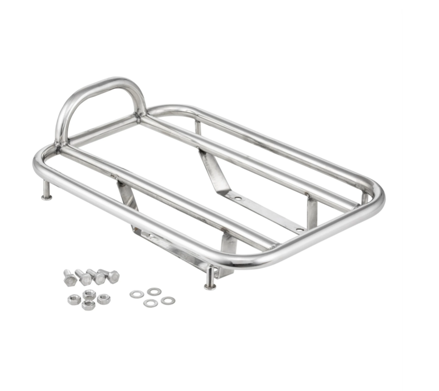 Lambretta Bagagedrager Achter (fix/small) Chrome