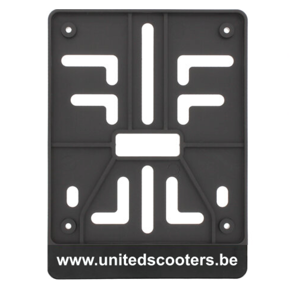 Support de plaque d’immatriculation Mobylette
