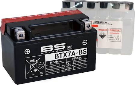 BS Battery YTX7A-BS / BTX7A-BS