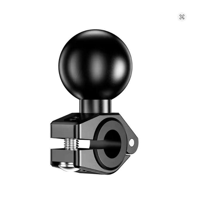 [J-R19] Kogelkopadapter voor achteruitkijkspiegel 25mm