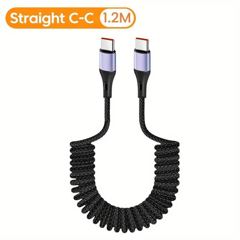 USB Straight C to C Cable, Fast Charging, 5-10W Output Power