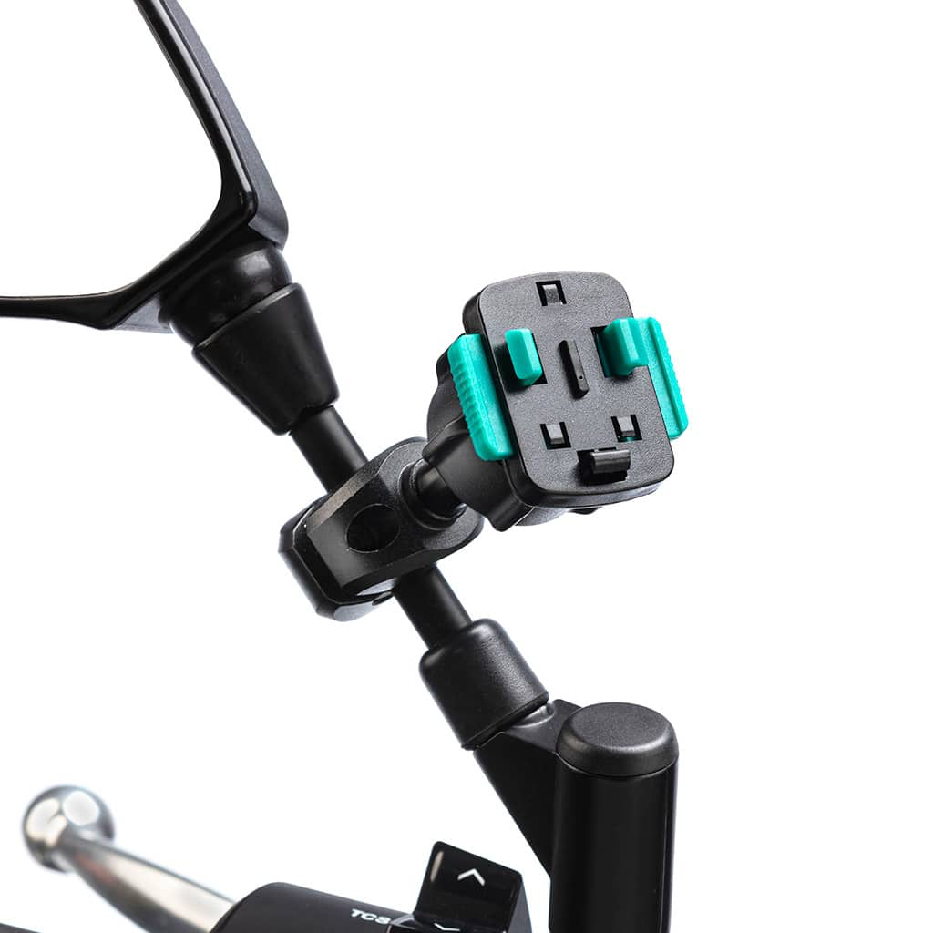 MIRROR STEM MOUNT ATTACHMENT 8-16MM – INCLUDING NEW 3 PRONG ADAPTER V2