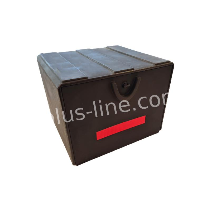 [5404] APlus Bezorgkoffer zwart 90 liter dubbel geïsoleerd