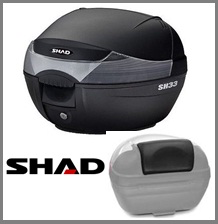 [SH-33-KIT] SHAD 33L Top Case + Passenger Backrest (SH-33-KIT)