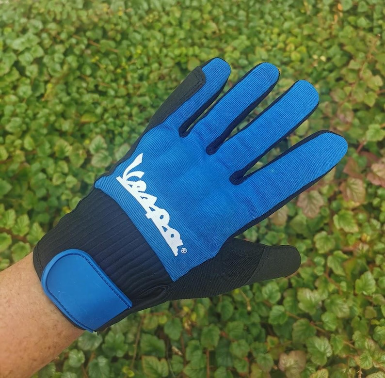 NEW HANDSCHOENEN VESPA MET SOFT TOUCH CONTROL Blue S (S)