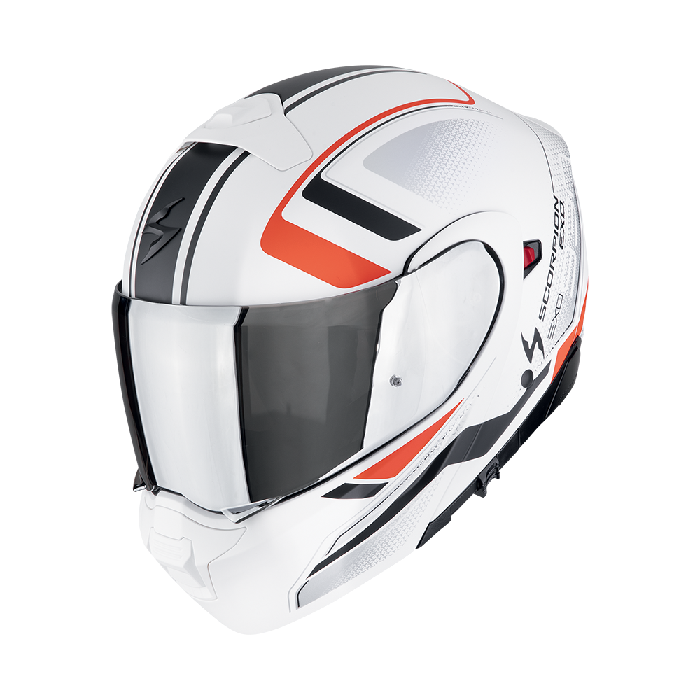 EXO-930 EVO ARDENS  MATT WHITE-BLACK-RED (M)