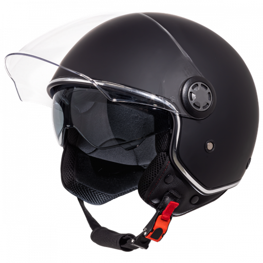 [605914M022M] VESPA VJ Double Visière Noir Mat 85/B