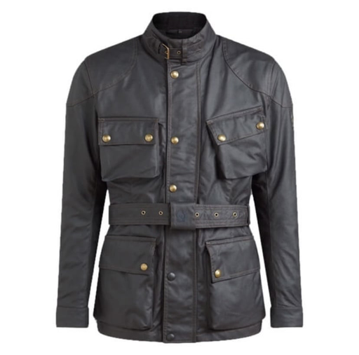 [41050002] Belstaff Classic tourist Trophy Waxed Cotton Black