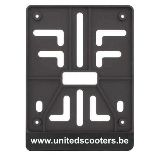 Support de plaque d’immatriculation Mobylette